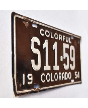Americká ŠPZ Colorado 1954 Colorful S11-59