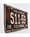 Americká ŠPZ Colorado 1954 Colorful S11-59