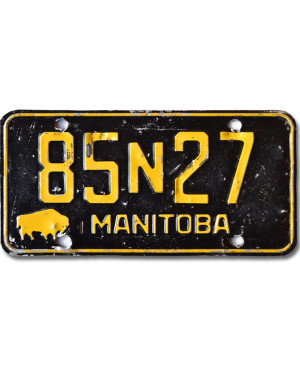 Kanadská ŠPZ Manitoba 1958 Black 85N27