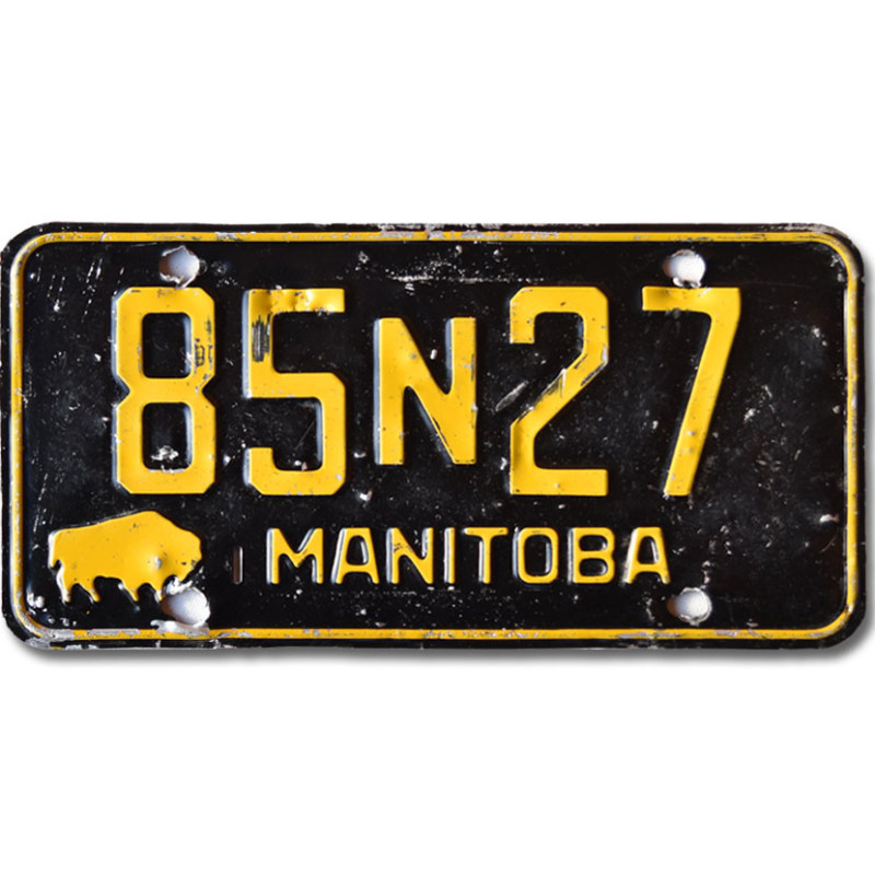 Kanadská ŠPZ Manitoba 1958 Black 85N27