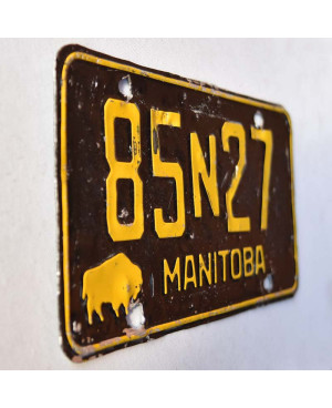 Kanadská ŠPZ Manitoba 1958 Black 85N27