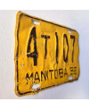 Kanadská ŠPZ Manitoba 1952 Yellow 4T107