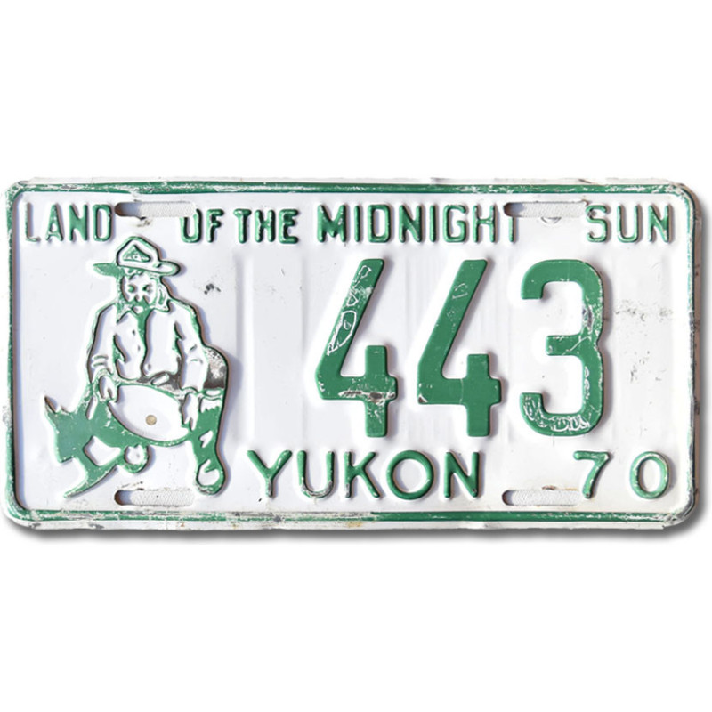 Kanadská ŠPZ Yukon 1970 Midnight Sun 443