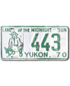 Kanadská ŠPZ Yukon 1970 Midnight Sun 443