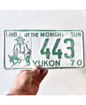 Kanadská ŠPZ Yukon 1970 Midnight Sun 443