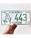 Kanadská ŠPZ Yukon 1970 Midnight Sun 443