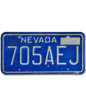 Americká ŠPZ Nevada Blue 705AEJ