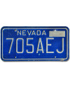 Americká ŠPZ Nevada Blue 705AEJ