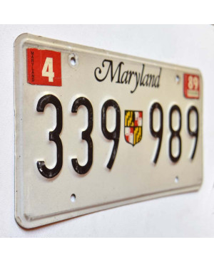 Americká ŠPZ Maryland Shield 339 989