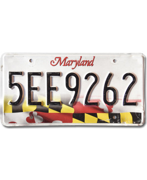 Americká ŠPZ Maryland Flag 5EE9262