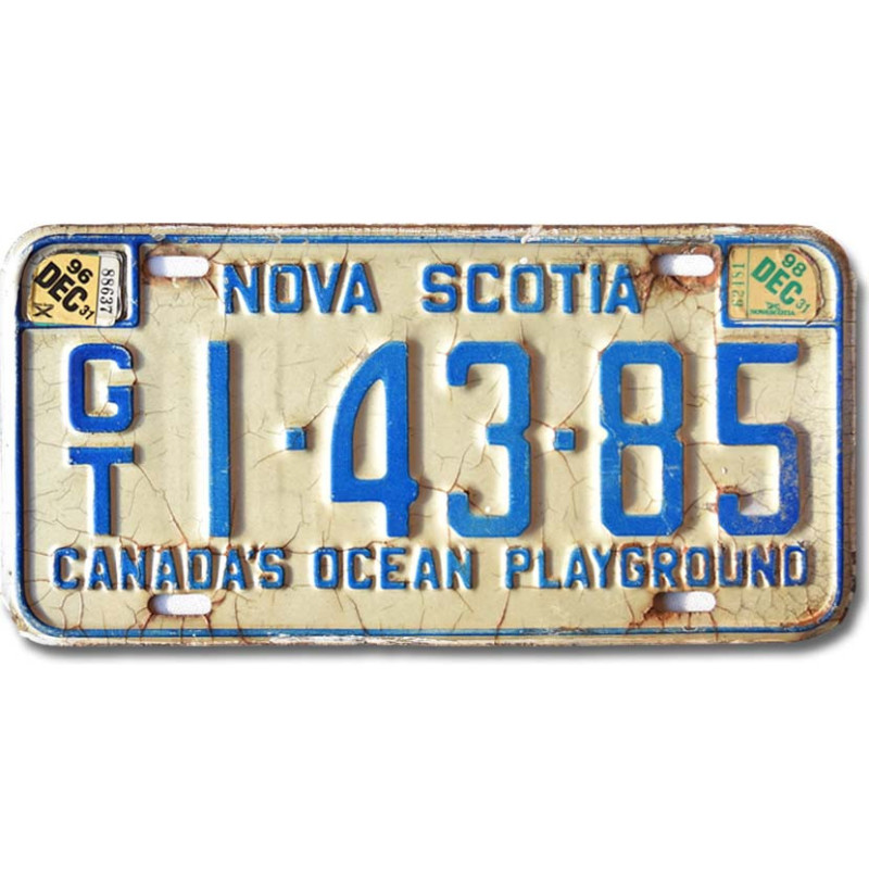 Kanadská ŠPZ Nova Scotia Playground GT 1-43-85