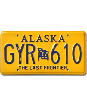Americká ŠPZ Alaska Last Frontier GYR 610