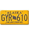 Americká ŠPZ Alaska Last Frontier GYR 610