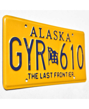 Americká ŠPZ Alaska Last Frontier GYR 610