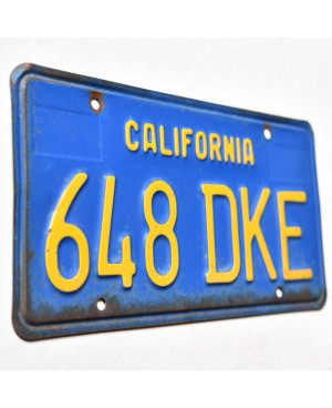 Americká ŠPZ California Blue 648 DKE
