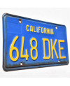 Americká ŠPZ California Blue 648 DKE