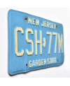Americká ŠPZ New Jersey Garden State Blue CSH-77M