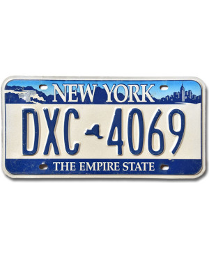 Americká ŠPZ New York Empire State DXC-4069