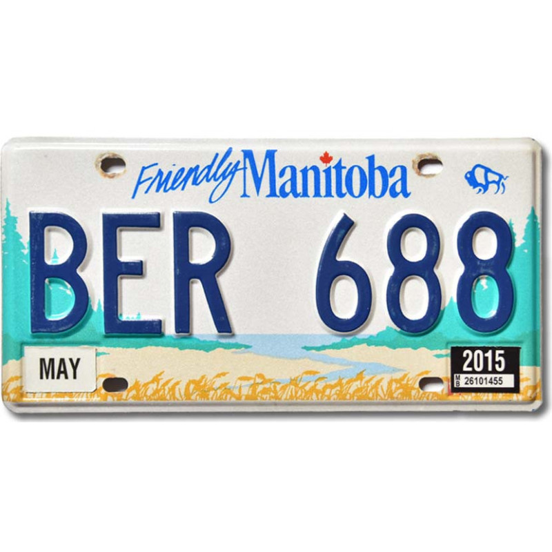 Kanadská ŠPZ Manitoba Friendly BER 688