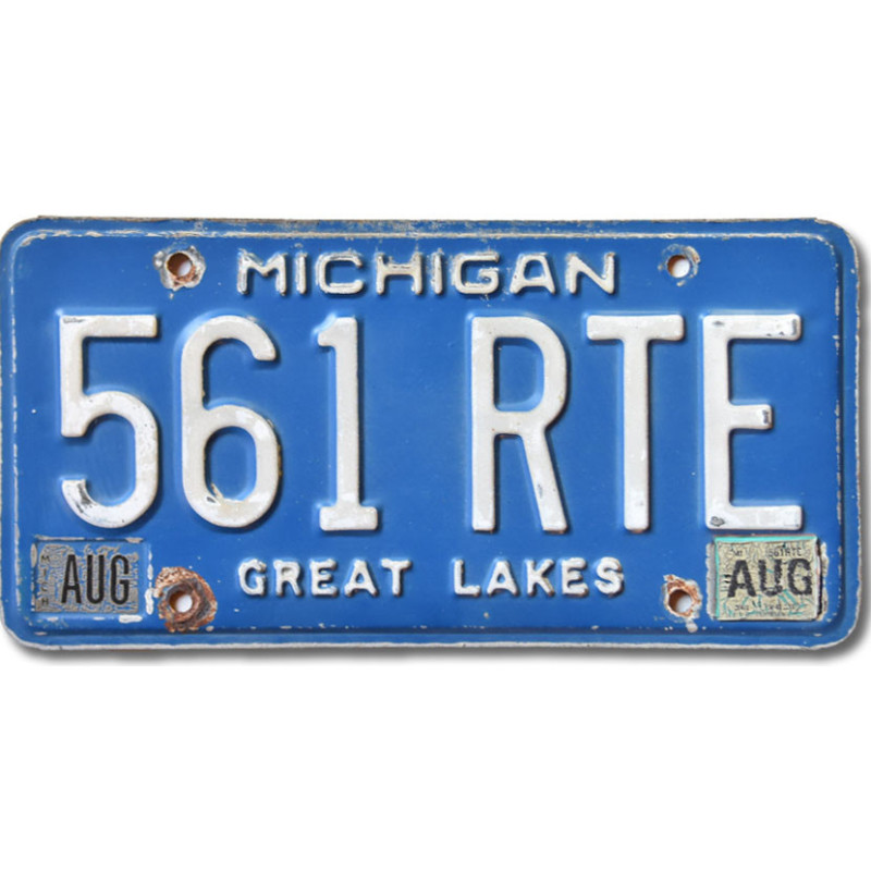 Americká ŠPZ Michigan Great Lakes 561 RTE