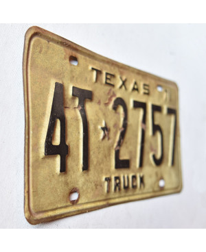 Americká ŠPZ Texas 1971 Truck 4T.2757