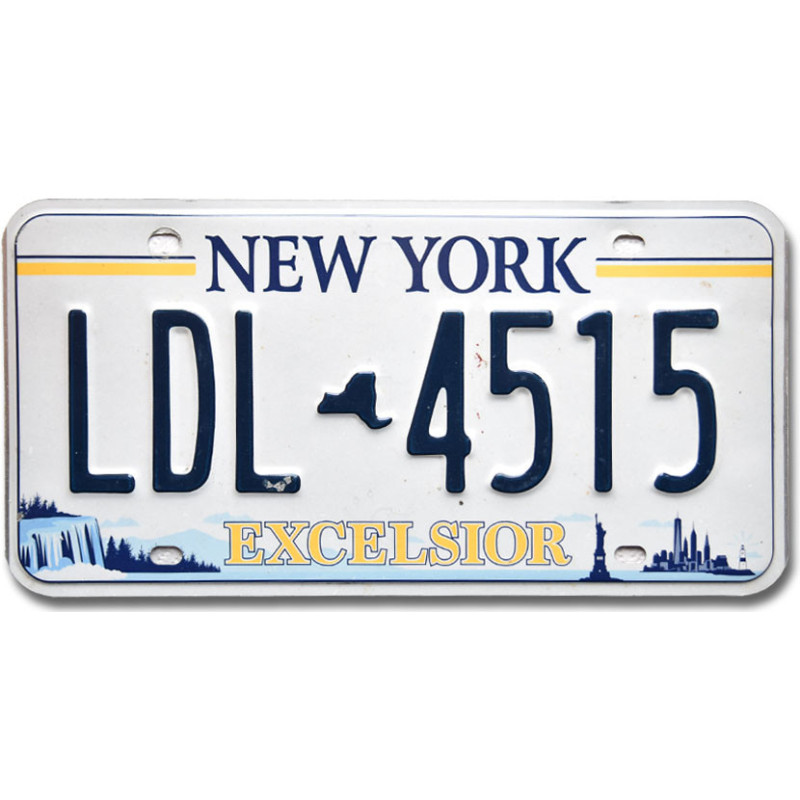 Americká ŠPZ New York Excelsior LDL 4515