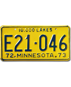 Americká ŠPZ Minnesota 1972 Truck E21-046