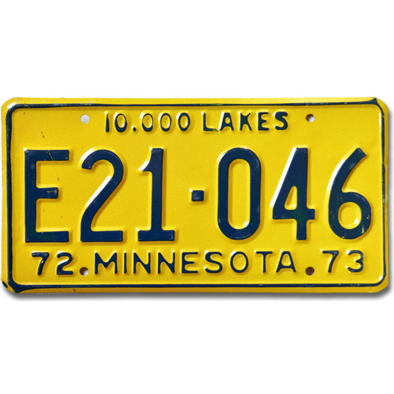 Americká ŠPZ Minnesota 1972 Truck E21-046