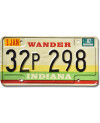 Americká ŠPZ Indiana 1987 Wander 32P298