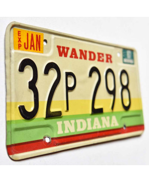 Americká ŠPZ Indiana 1987 Wander 32P298