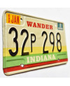 Americká ŠPZ Indiana 1987 Wander 32P298