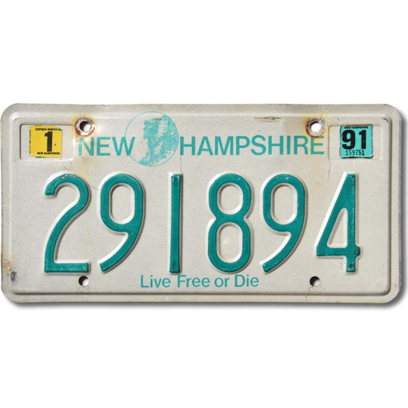 Americká ŠPZ New Hampshire Live Free 291894