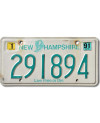 Americká ŠPZ New Hampshire Live Free 291894