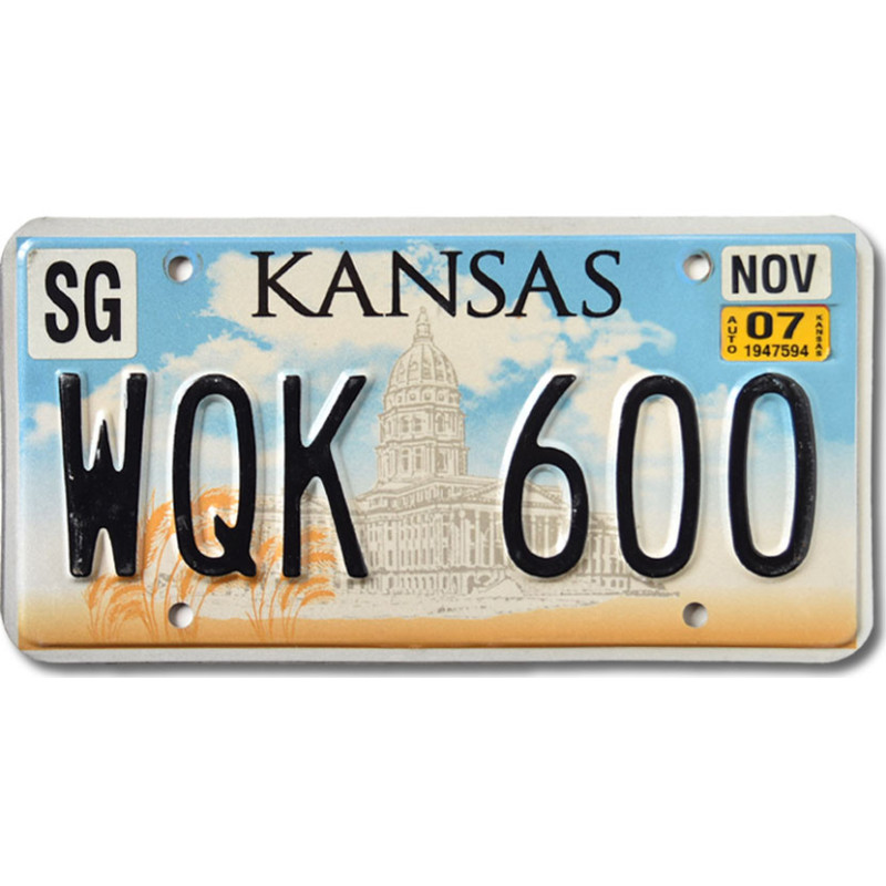 Americká ŠPZ Kansas Capitol