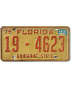 Americká ŠPZ Florida 1975 Sunshine State 19-4623