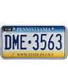Americká ŠPZ Pennsylvania State DME-3563