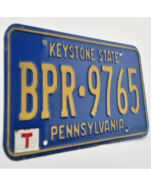 Americká ŠPZ Pennsylvania Keystone BPR-9765
