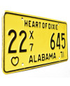 Americká ŠPZ Alabama 1971 Truck Heart of Dixie 22X7 645