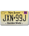 Americká ŠPZ New Jersey Garden State JNX-99J