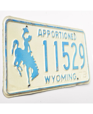 Americká ŠPZ Wyoming Apportioned Blue 11529
