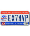 Americká ŠPZ Ohio Bicentennial EX74VP