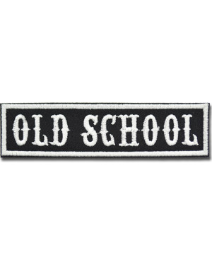 Nášivka Old School 10 cm x 2,5 cm