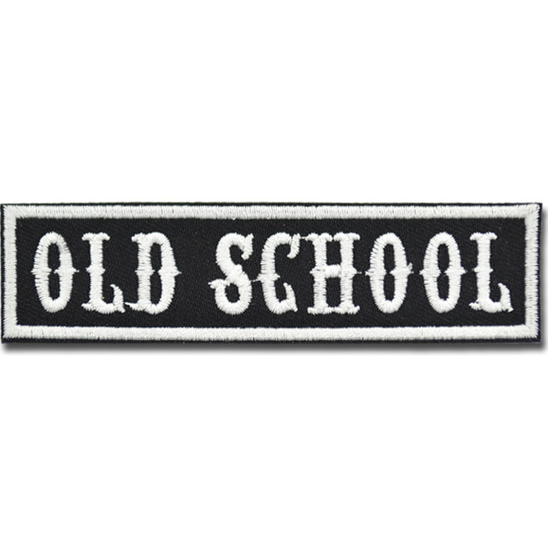 Nášivka Old School 10 cm x 2,5 cm