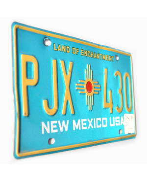 Americká ŠPZ New Mexico Blue PJX 430