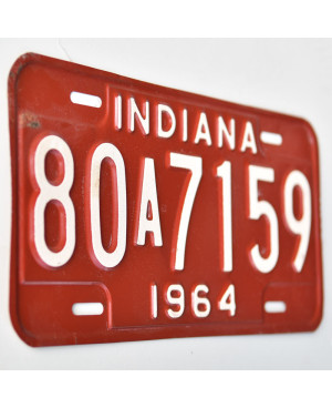 Americká ŠPZ Indiana 1964 Red 80A7159