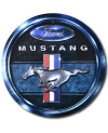 Plechová ceduľa Ford Mustang Blue 30 cm