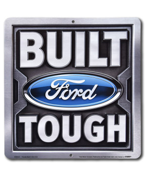 Plechová ceduľa Ford Built Tough 30 cm x 29 cm