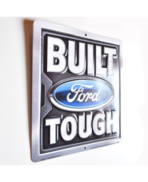 Plechová ceduľa Ford Built Tough 30 cm x 29 cm