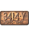 Americká ŠPZ Ohio 1948 Yellow 3114-Y