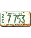 Americká ŠPZ Idaho 1966 Famous Potatoes 2C 7753